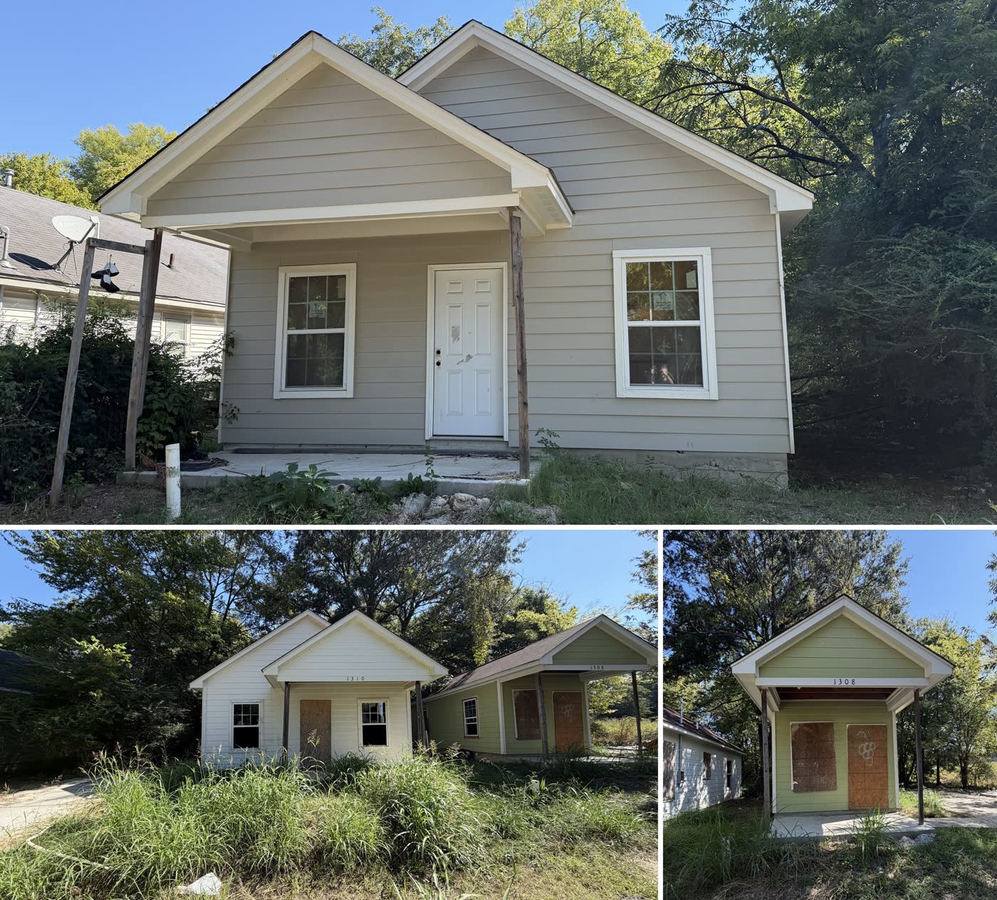 3-House Package - 1310, 1308 & 1316 Hyde Park, Memphis, TN 38108